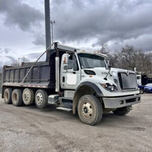 2013 International 7400 Quad Axle Dump Truck