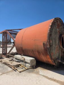 2- 40 Ton Storage Silos